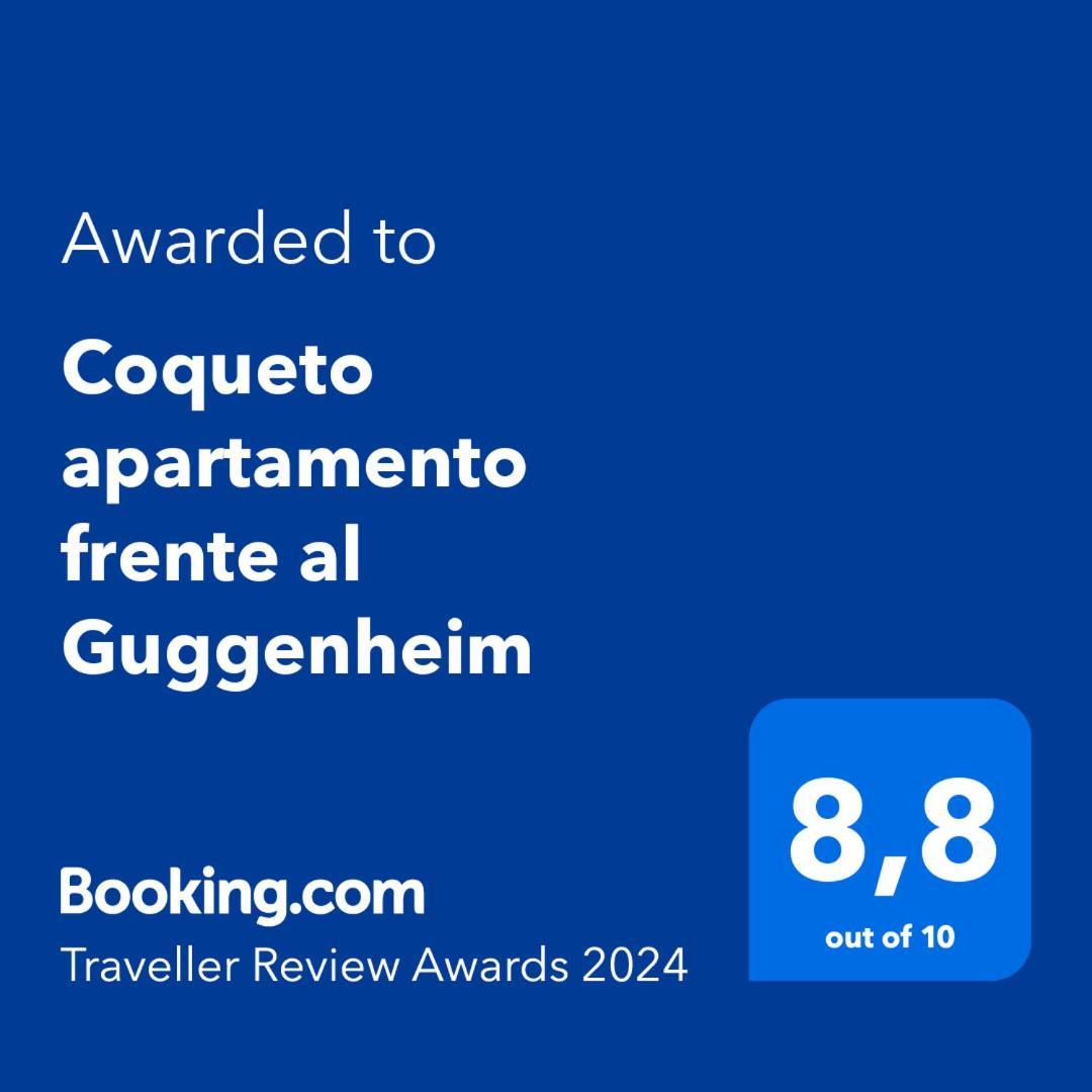 Coqueto Apartamento Frente Al Guggenheim Bilbao Eksteriør bilde